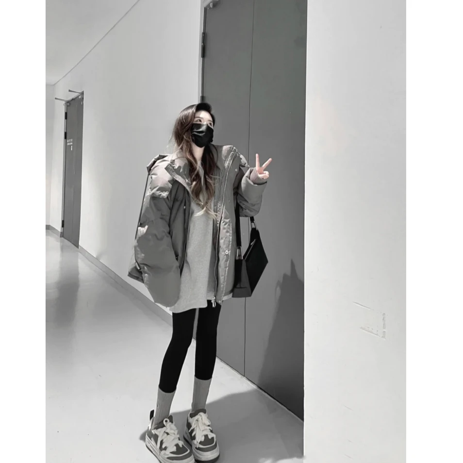 浩哥严选●小火山发热裤Q3KZ1186A休闲百搭秋冬保暖ins九分裤预