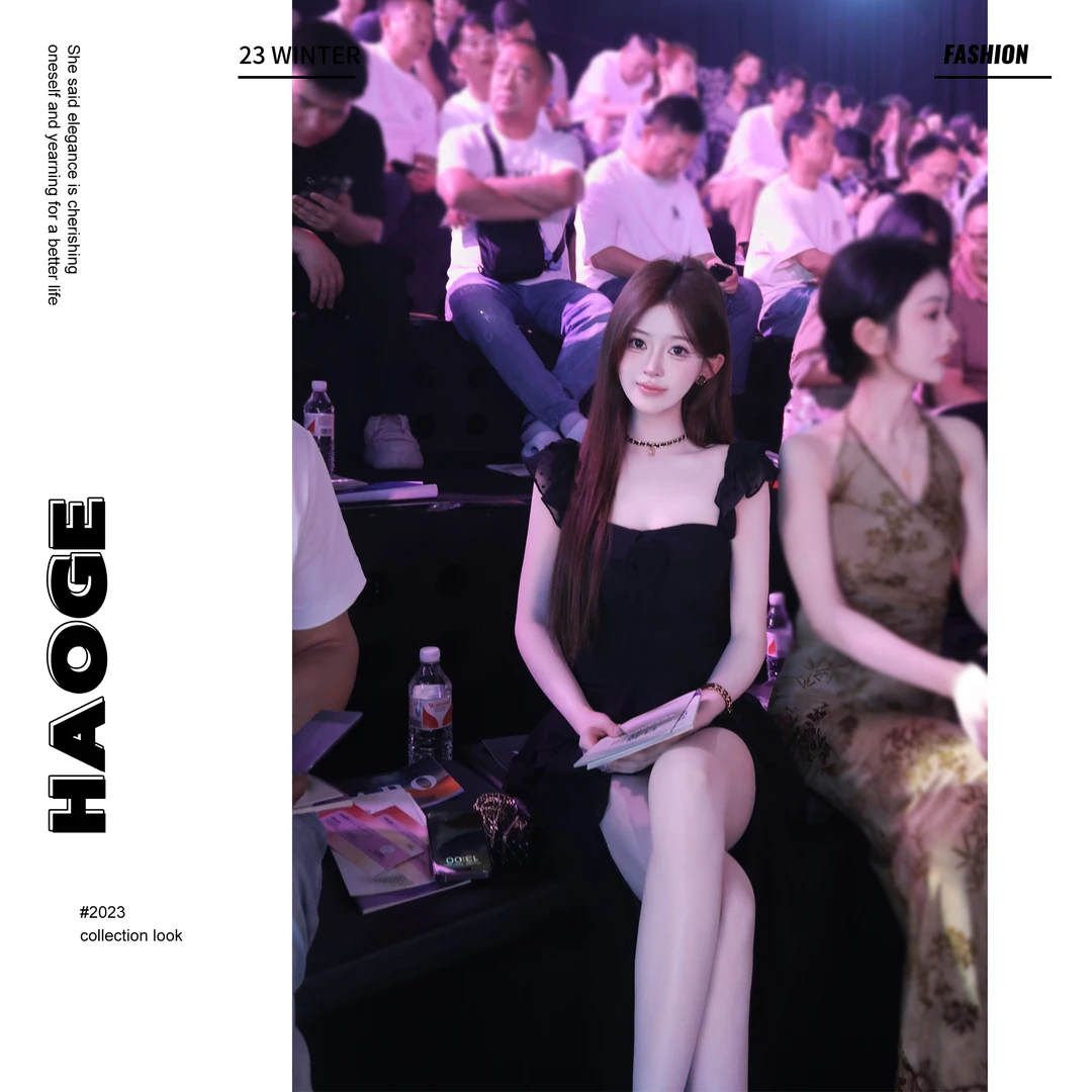 浩哥严选●X4LYQ0358A法式气质连衣裙