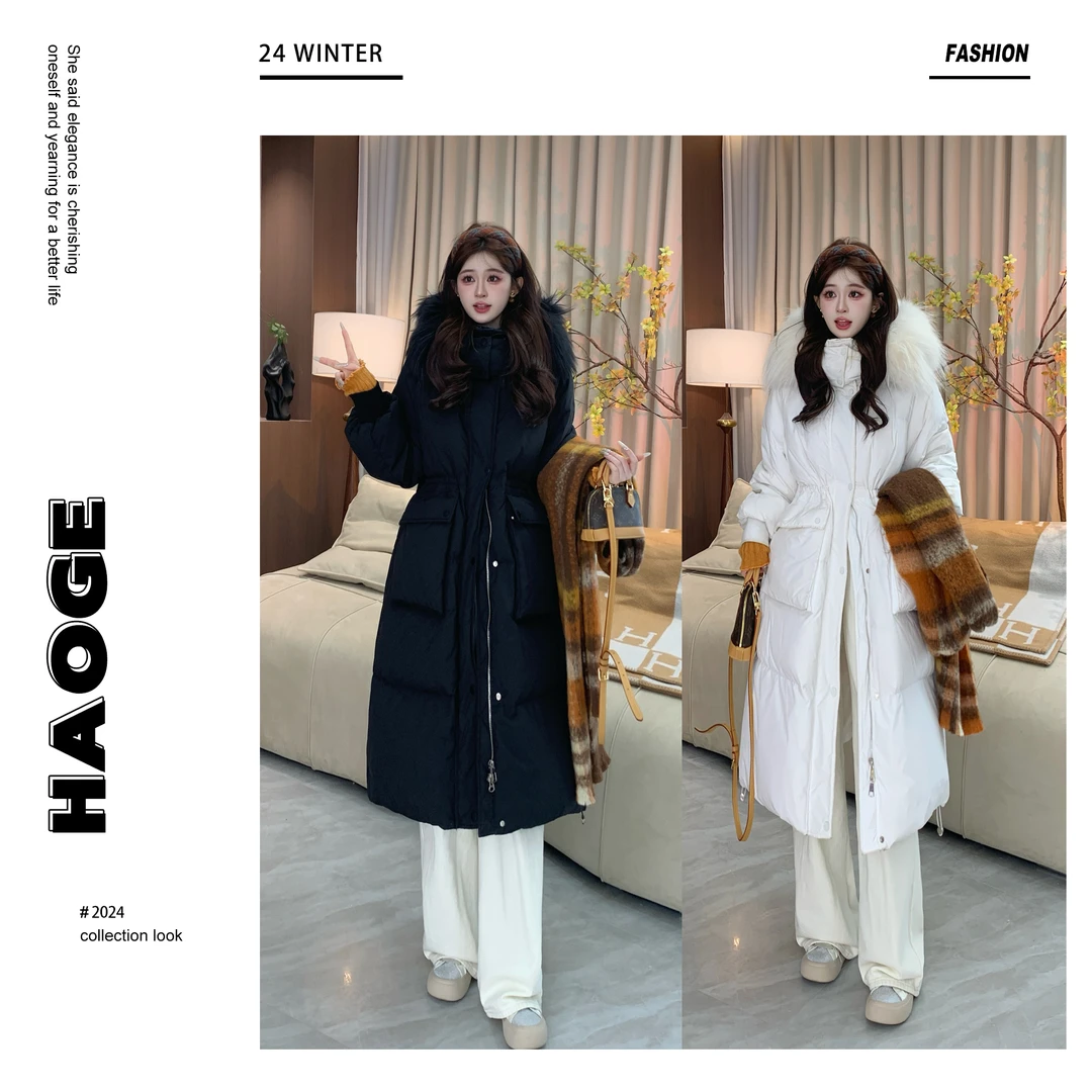 冰冰●大毛领D3YRF7198A‘’白鸭绒羽绒服预