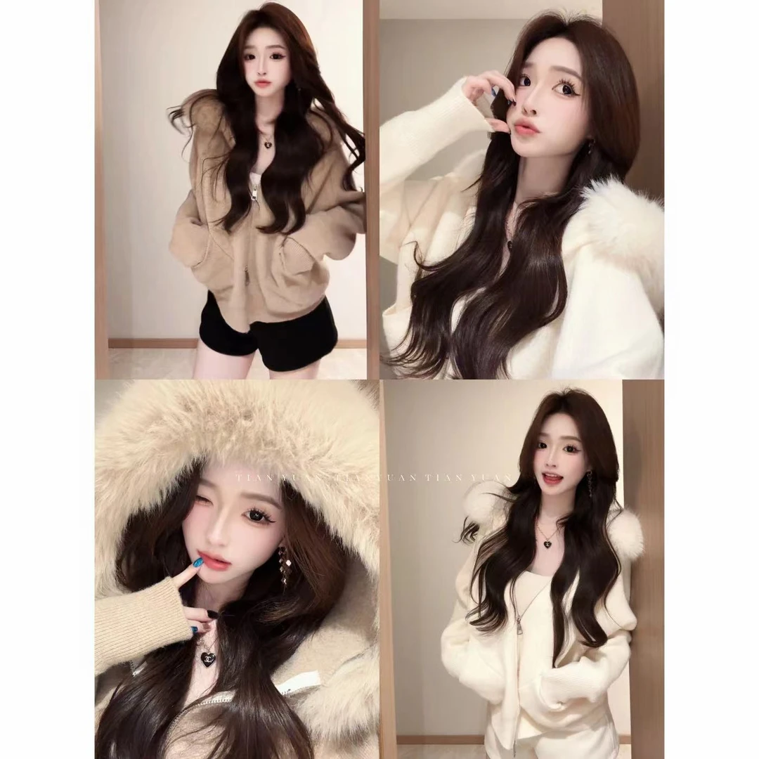 浩哥严选●甜奶油JJQ4TZ6289-MY毛衣预显瘦气质网红洋气百搭秋冬