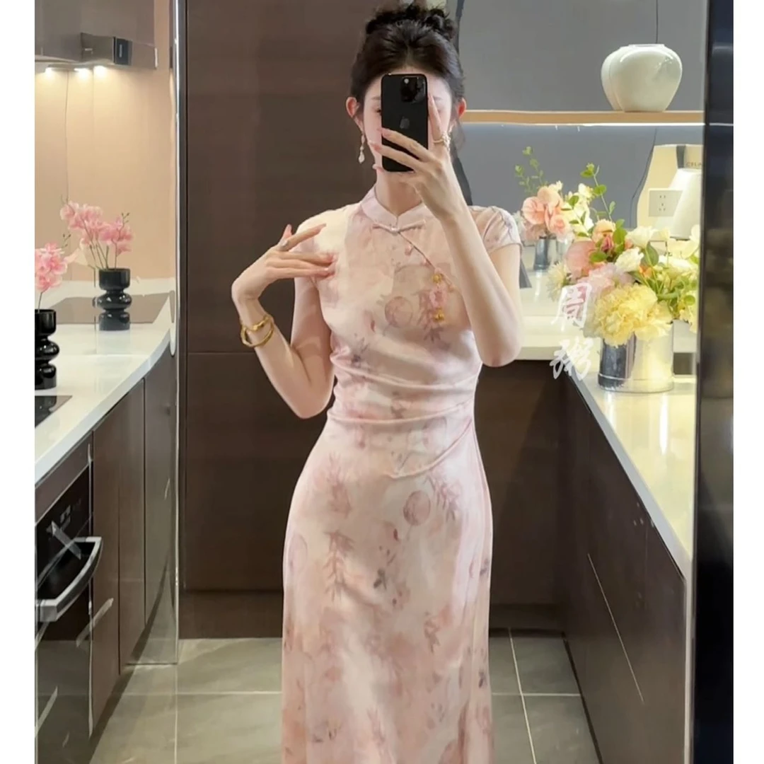 浩哥严选●昭仪JJX4LYQ0397夏季中国风时尚新中式设计感裙子