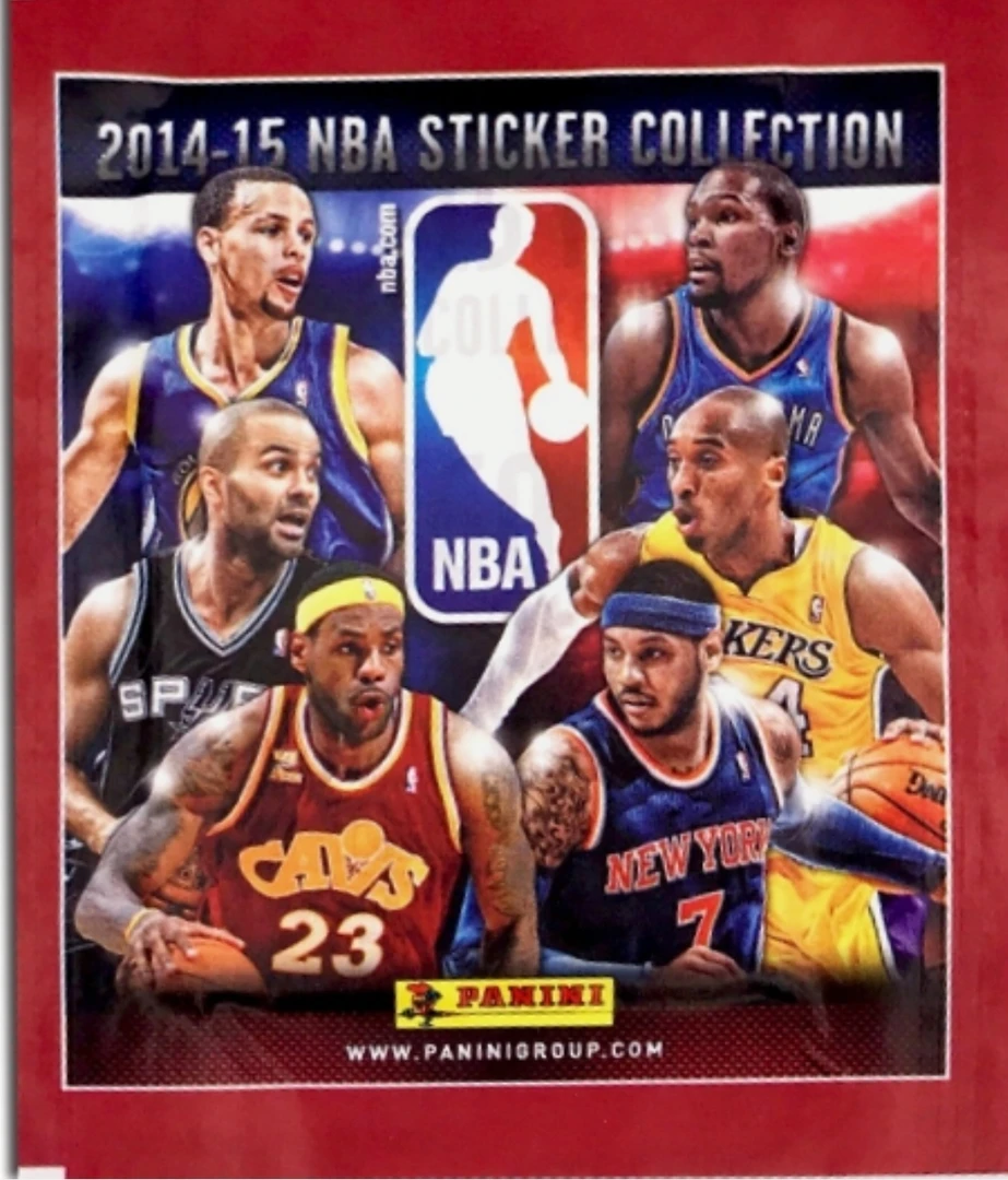14-15NBA贴纸5包盲盒 科比 字母哥 恩比德斯玛特兰德尔拉文新秀
