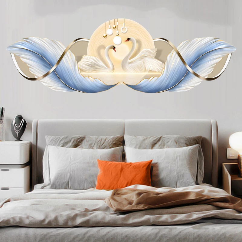 J09精雕客厅装饰画沙发背景墙高级感卧室壁画现代风晶瓷装饰画