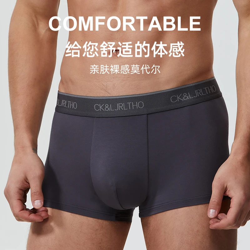 CK&LJRLTHO男士内裤莫代尔棉亲肤内裤运动舒适透气柔软高档男内裤