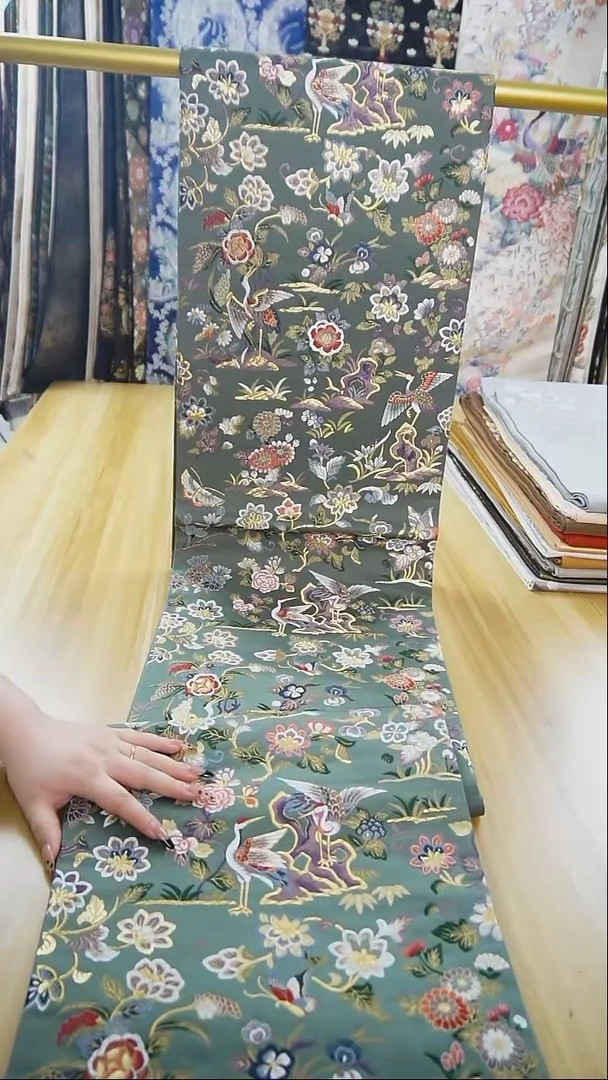 【闪购商品】织绣32 六通细密织 凤凰花卉