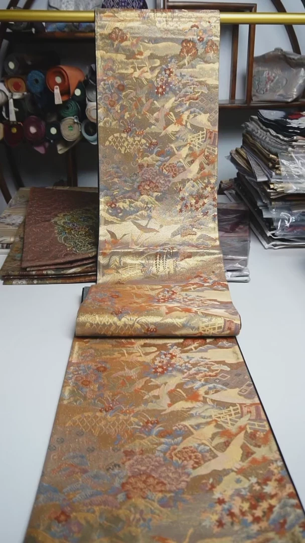 【闪购商品】织绣106.六通仙鹤。。