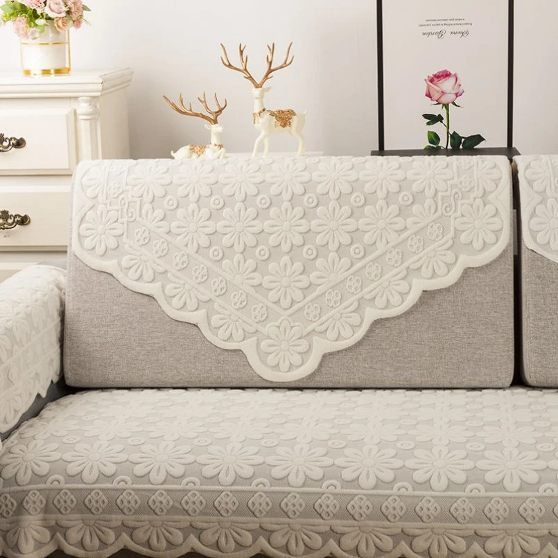 防滑蕾丝沙发巾盖布靠背巾盖巾扶手巾沙发套罩欧式沙发垫四季通用