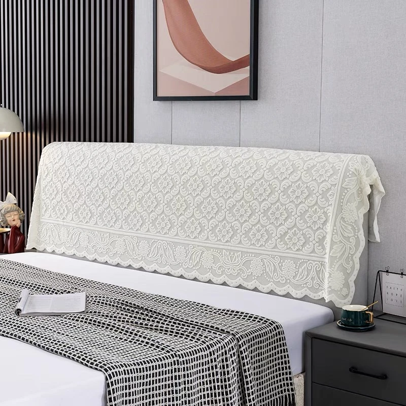 加厚床头套罩防尘盖布床头盖布沙发靠背巾盖巾一片式全包床靠背