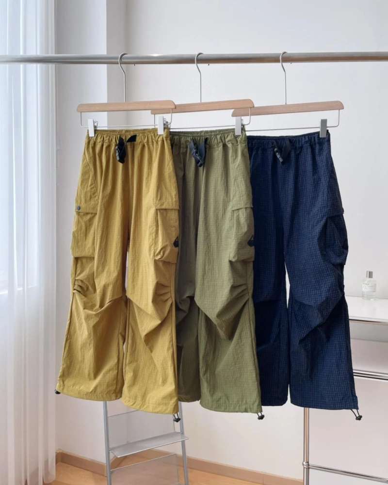 伞兵裤男女童春秋户外运动工装机能裤