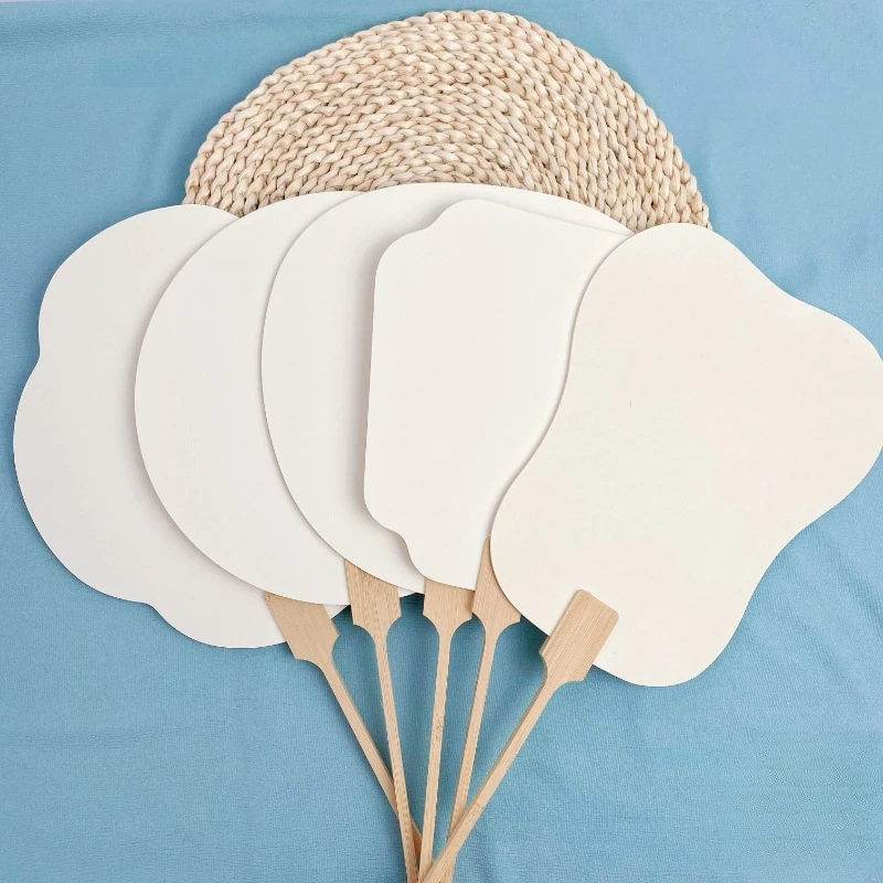 天青阁宣纸团扇漆扇水拓画印刷绘画扇古风非遗团扇复古纯手工中国