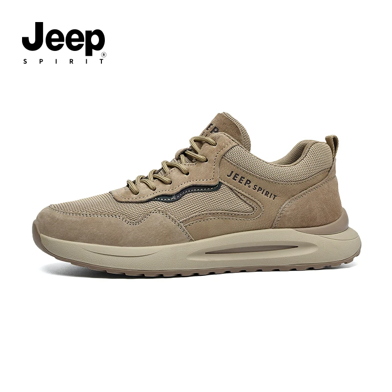 JEEPSPIRIT1941ESTD新款秋季透气网面登山旅游鞋户外运动休闲鞋男