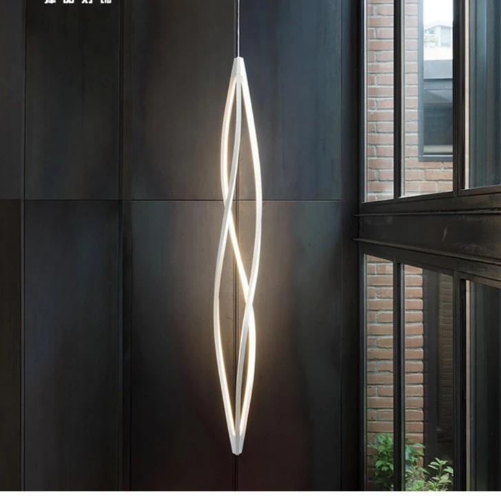 意大利NEMO极简线条餐厅吊灯设计师款艺术书房卧室铝材装饰落地灯