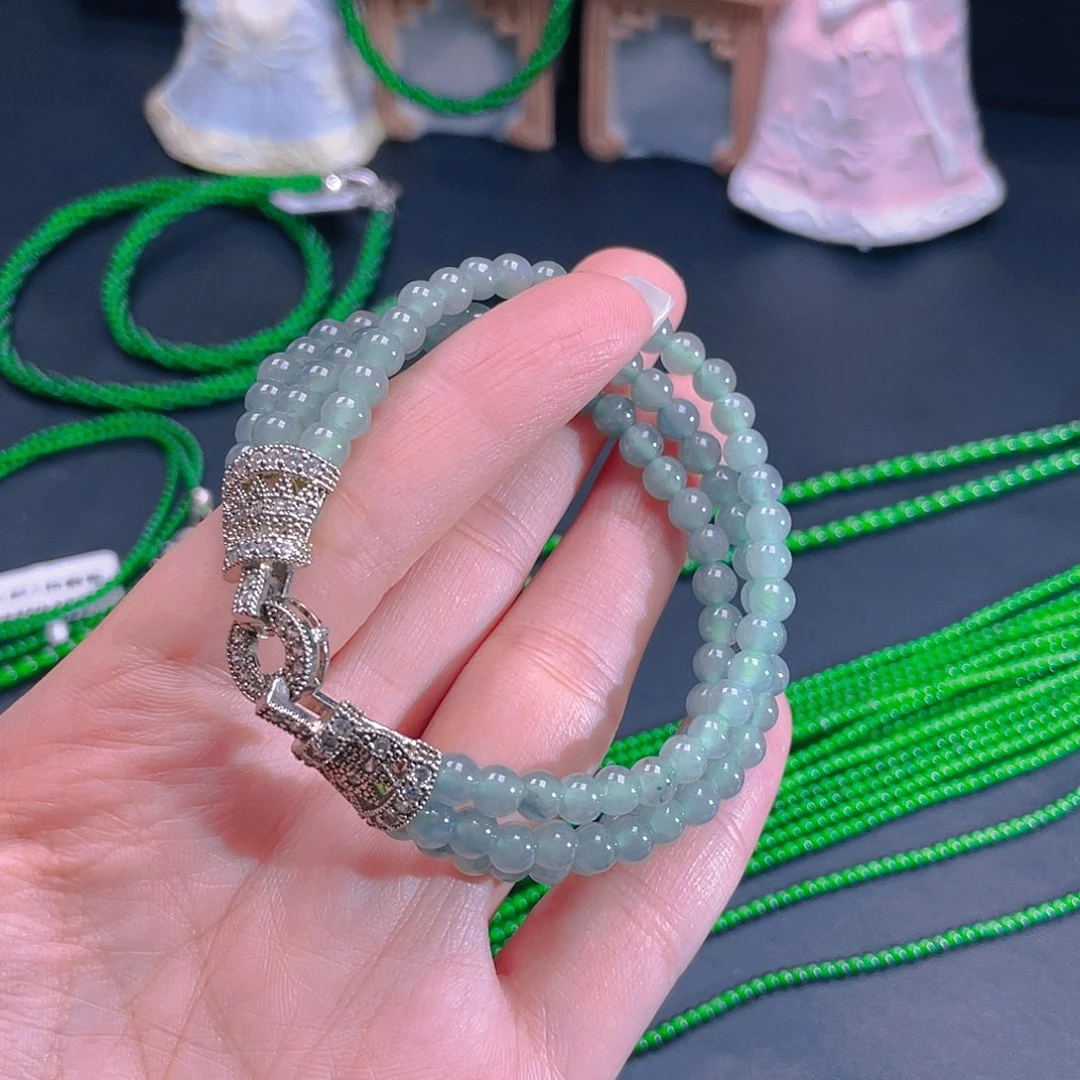 翡翠手链未镶嵌，11111