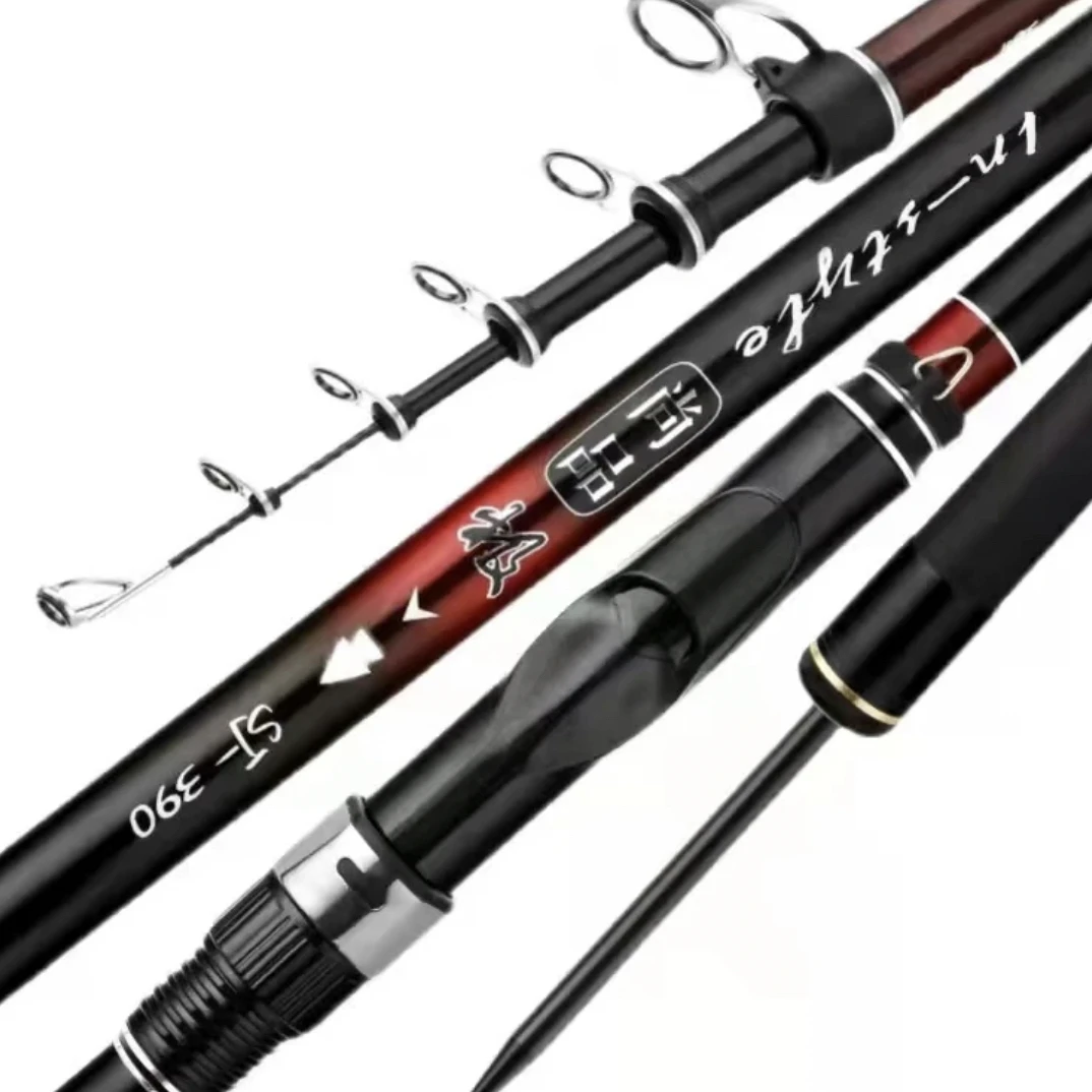 森普尚品极高密度5号矶竿碳素超轻超硬大导环远投滑漂竿