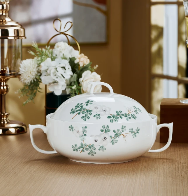 如沐春丰高温陶瓷9英寸大烫煲1个