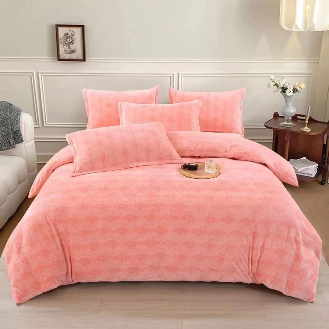 加厚牛奶被套单件学生宿舍1.5米1.8纯色保暖双面绒被罩加大2.2m