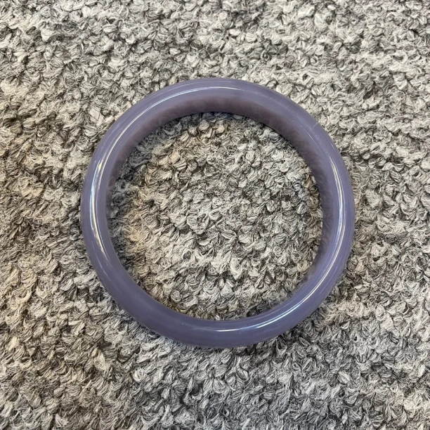 冰烟紫宽条手镯*YZW11913（多样性发货）