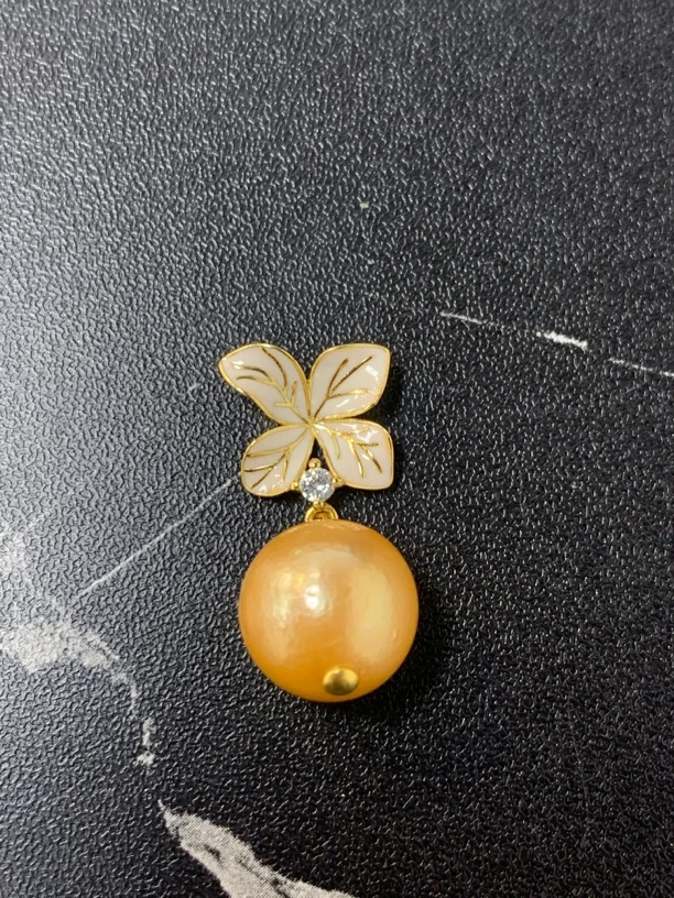 南洋金珠花瓣吊坠*WZG12001