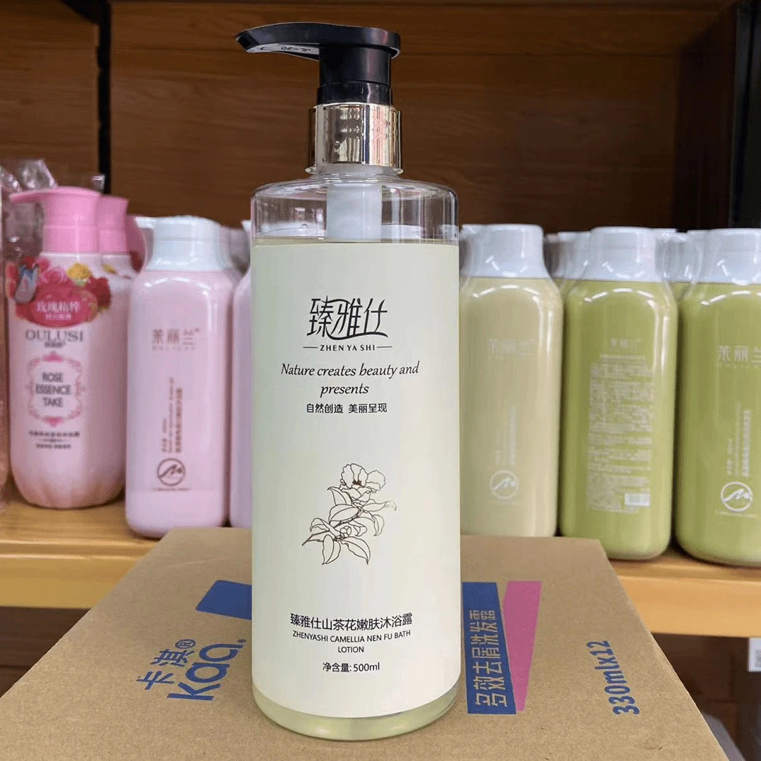 臻雅仕山茶花嫩肤沐浴露清洁肌肤莹润柔滑沐浴液500ml