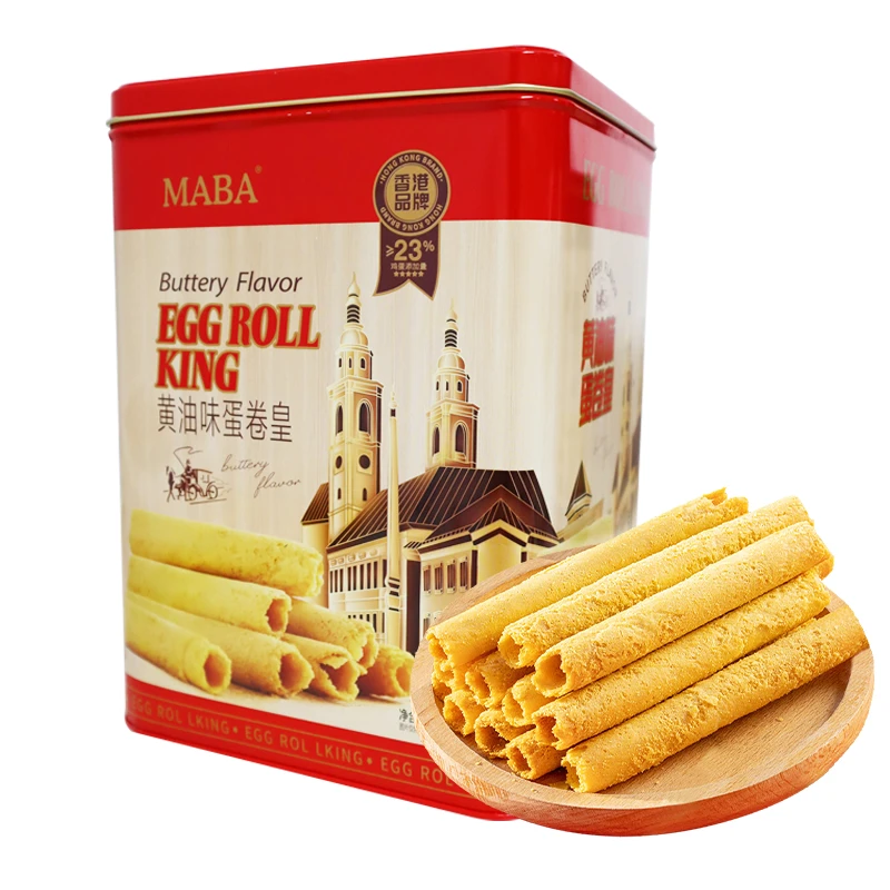 （九州专属）香港品牌MABA黄油味蛋卷皇