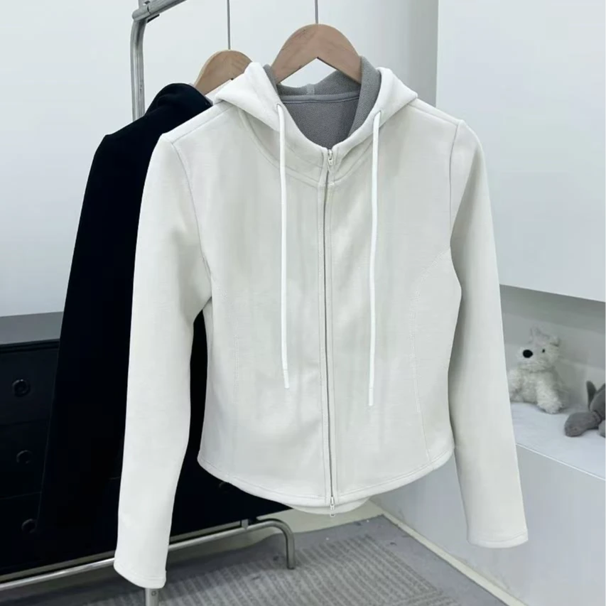 LANGTU-Q【冬日暖阳】lu石墨烯防风保暖磨毛连帽外套 2382