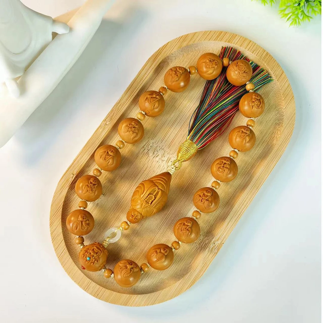 猴头核桃 1.5小僧流苏款手串  HTML-2073