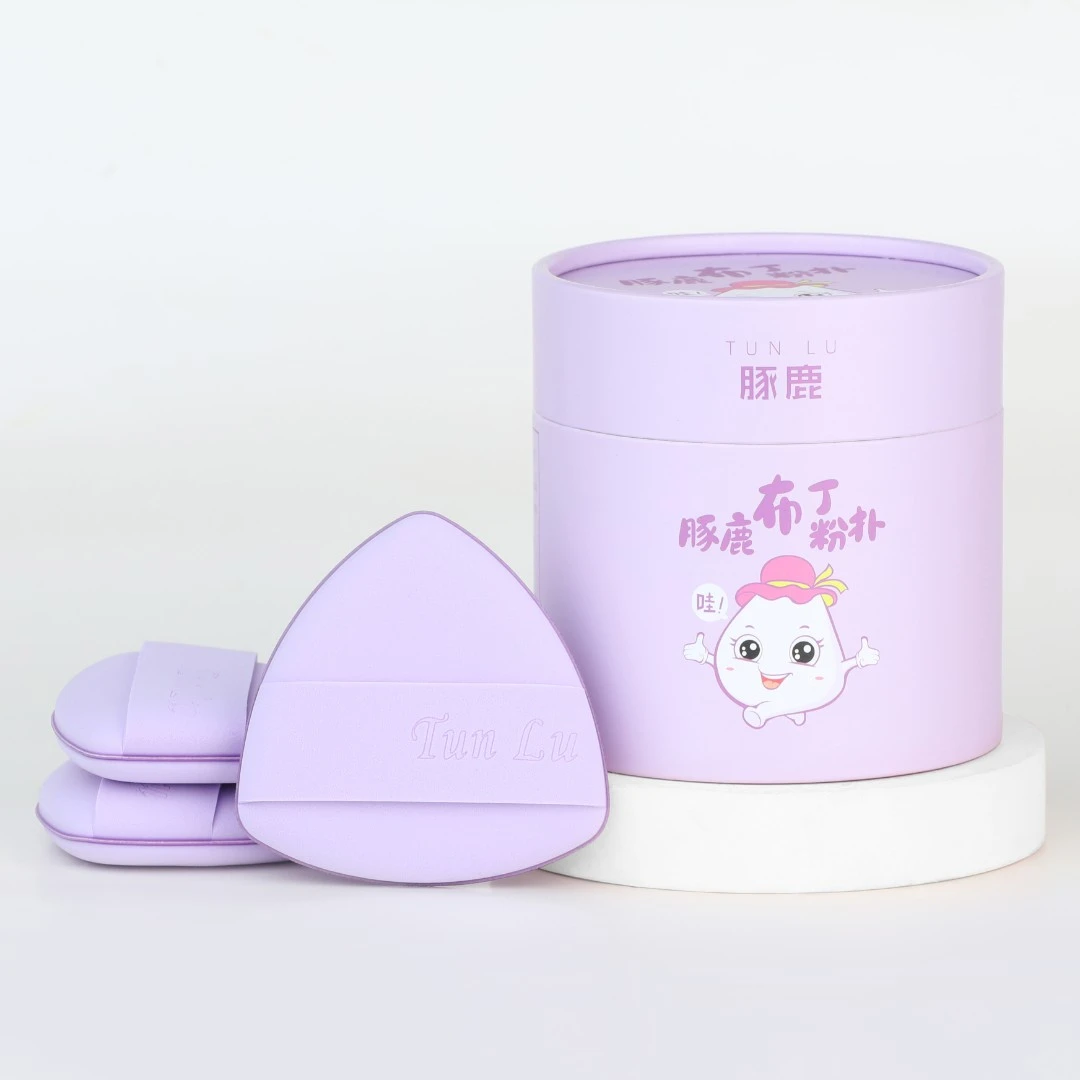 布丁粉扑不易吃粉柔软组合化妆粉扑【三个装】