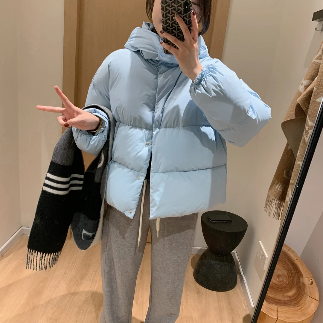 大叮自制 清仓！韩版新国标90白鹅绒蓬松保暖羽绒服 S4631