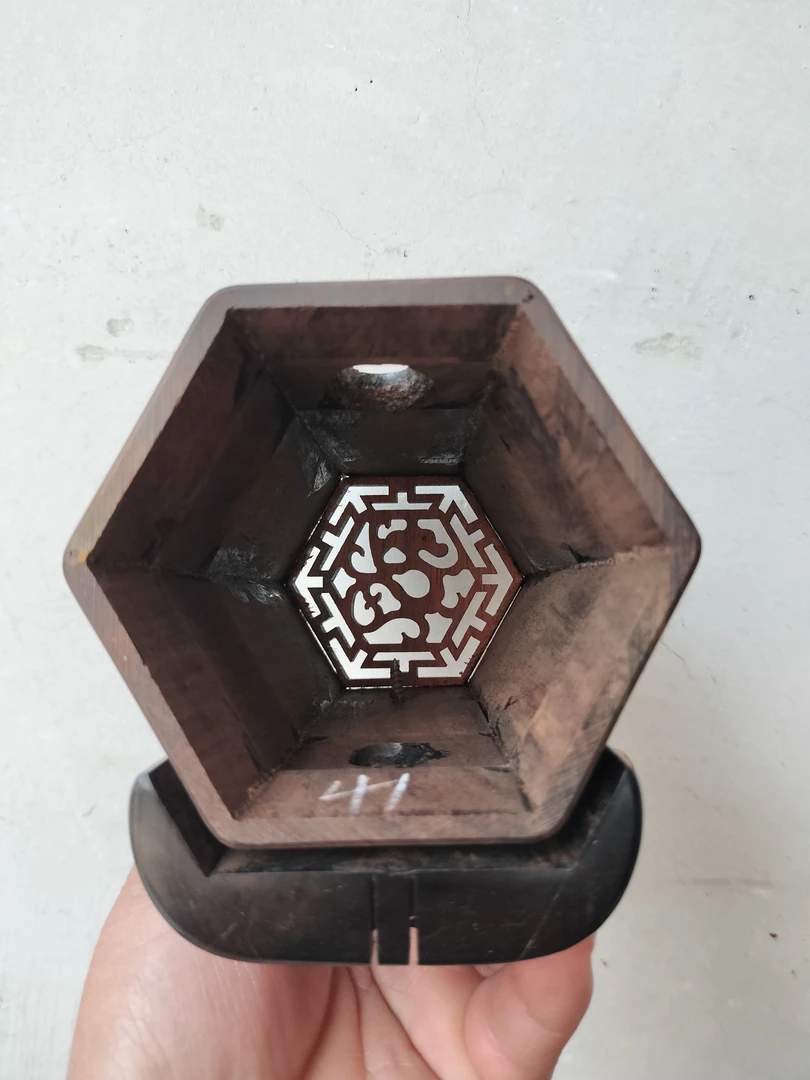 旧料老红木不带皮的琴桶