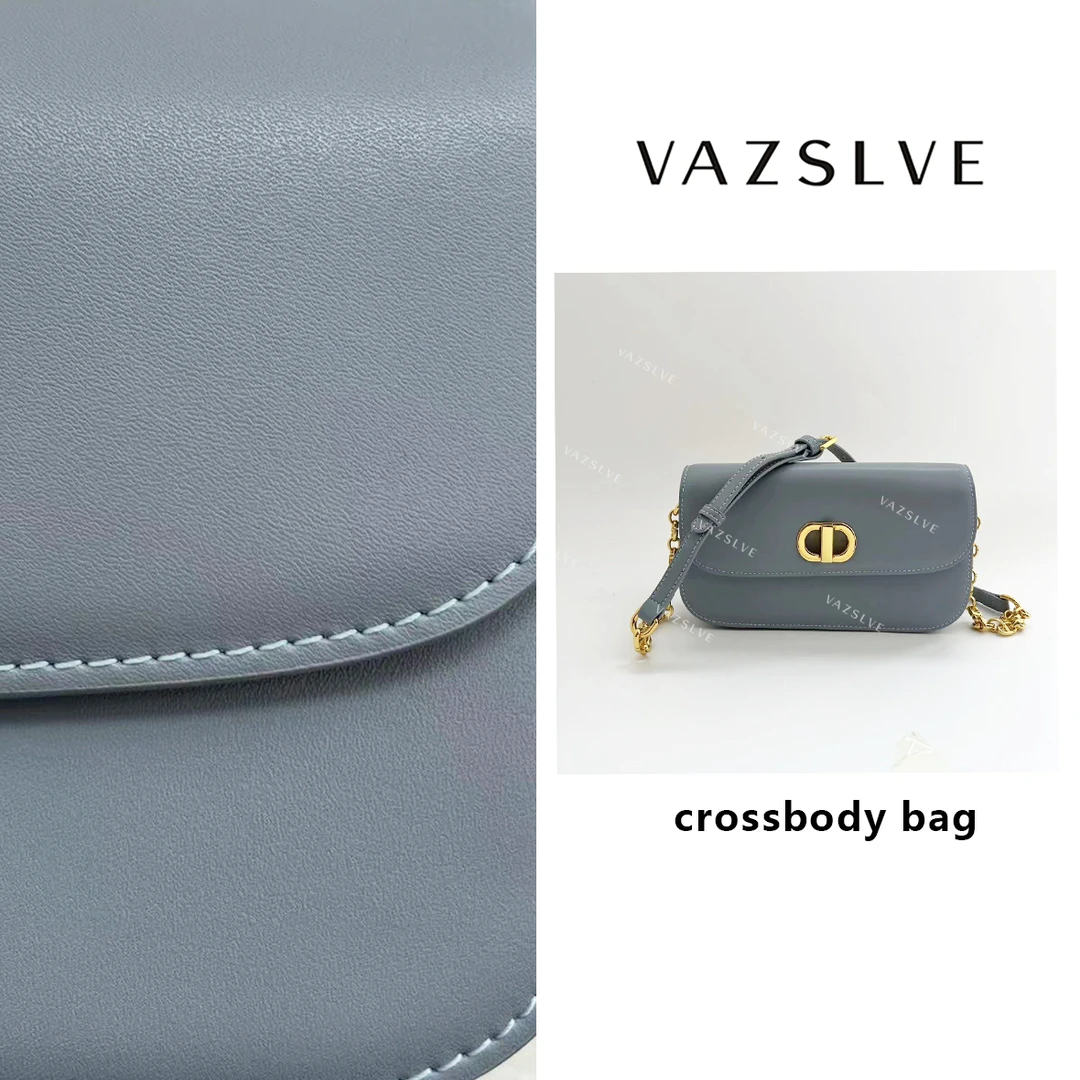 SLBL-119-雾霾蓝-RAIN.CUN轻奢小众时尚百搭女士包