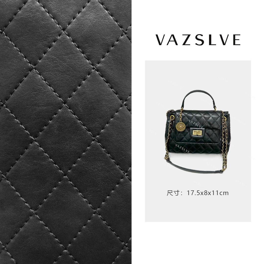 ZT-D7038-游牧黑  气质条纹设计师韩版斜跨轻奢女包