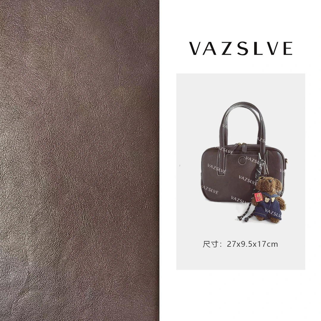 VAZSLVE/原创设计QYX-9709-可可棕 春季新款轻奢小包