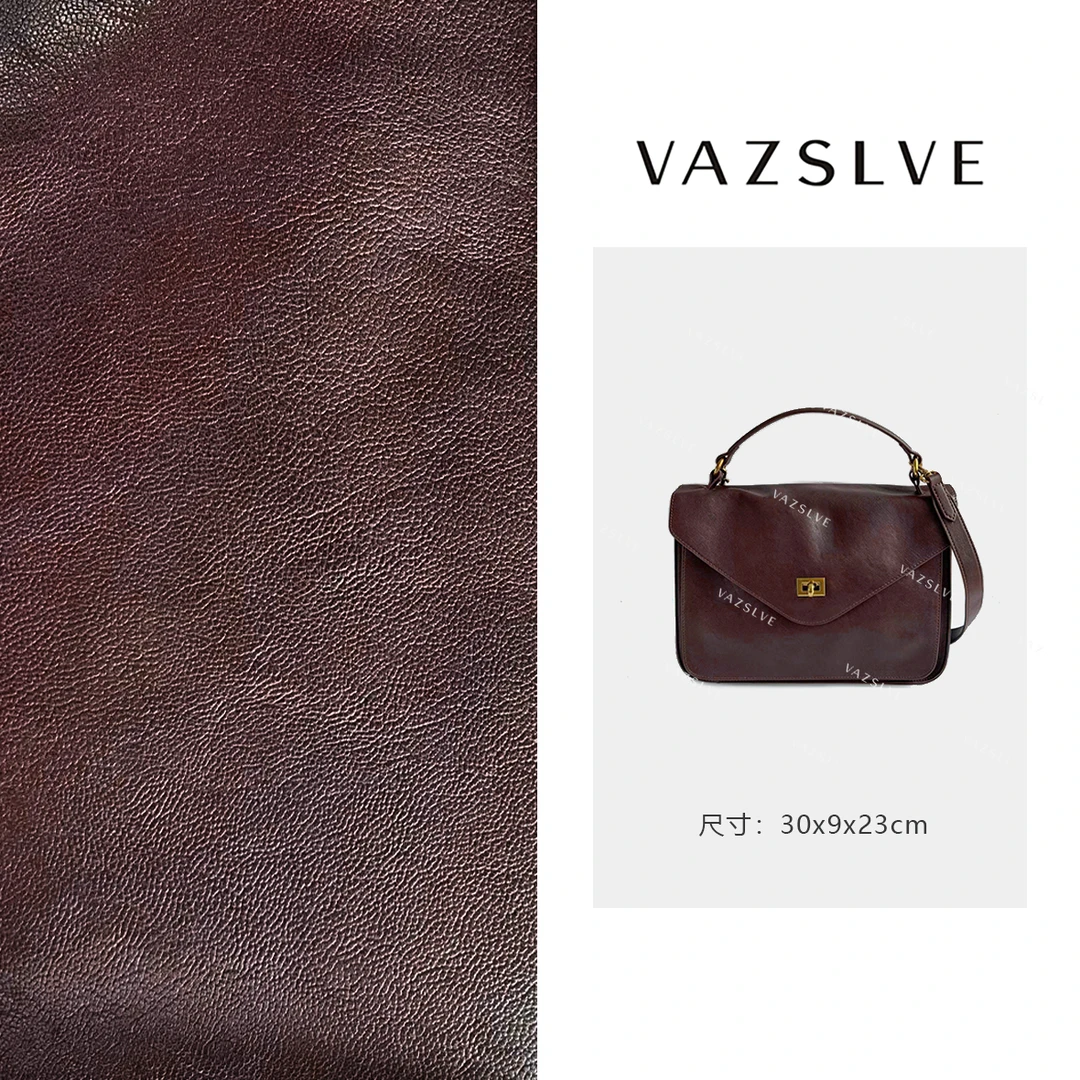 QYX-9663-西梅紫 小香风气质条纹设计师韩版斜跨轻奢女包