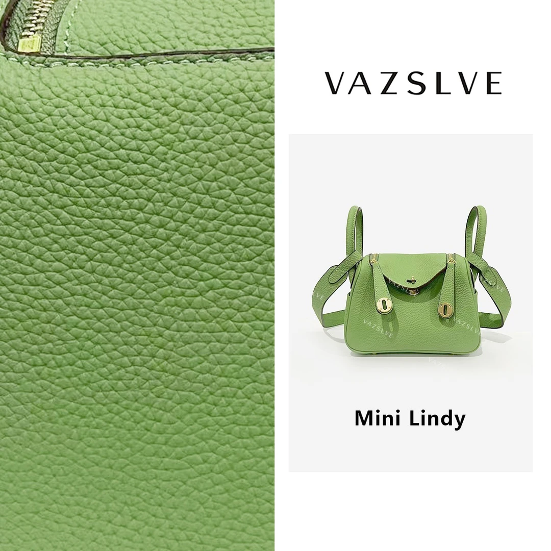 XKY-6812-牛油果绿  夏新款时尚百搭女士真皮轻奢质感手提包