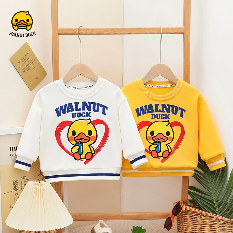 WALNUTDUCK【西西里专属】2024秋季新款爱心亲子卫衣4W024