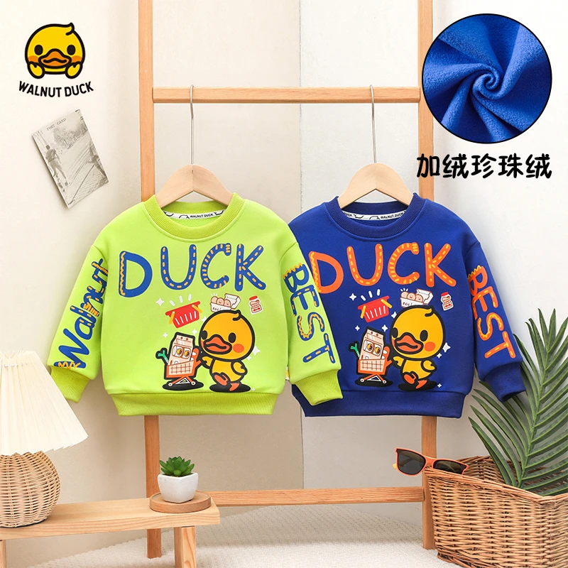 WALNUTDUCK2023冬季新款购物鸭加绒卫衣5382