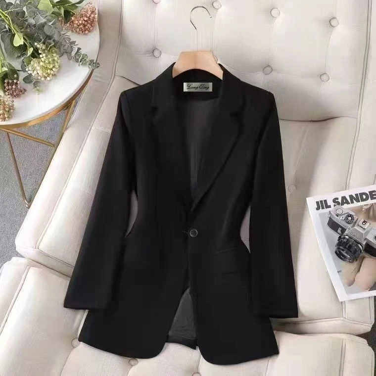 西装外套高级感小西服时尚休闲长袖新款2024职业秋季西装外套女