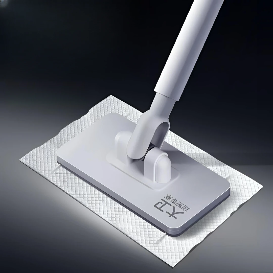 大卫 自动夹布干湿拖地家用免手洗懒人拖洗脸巾迷你拖把卫生间