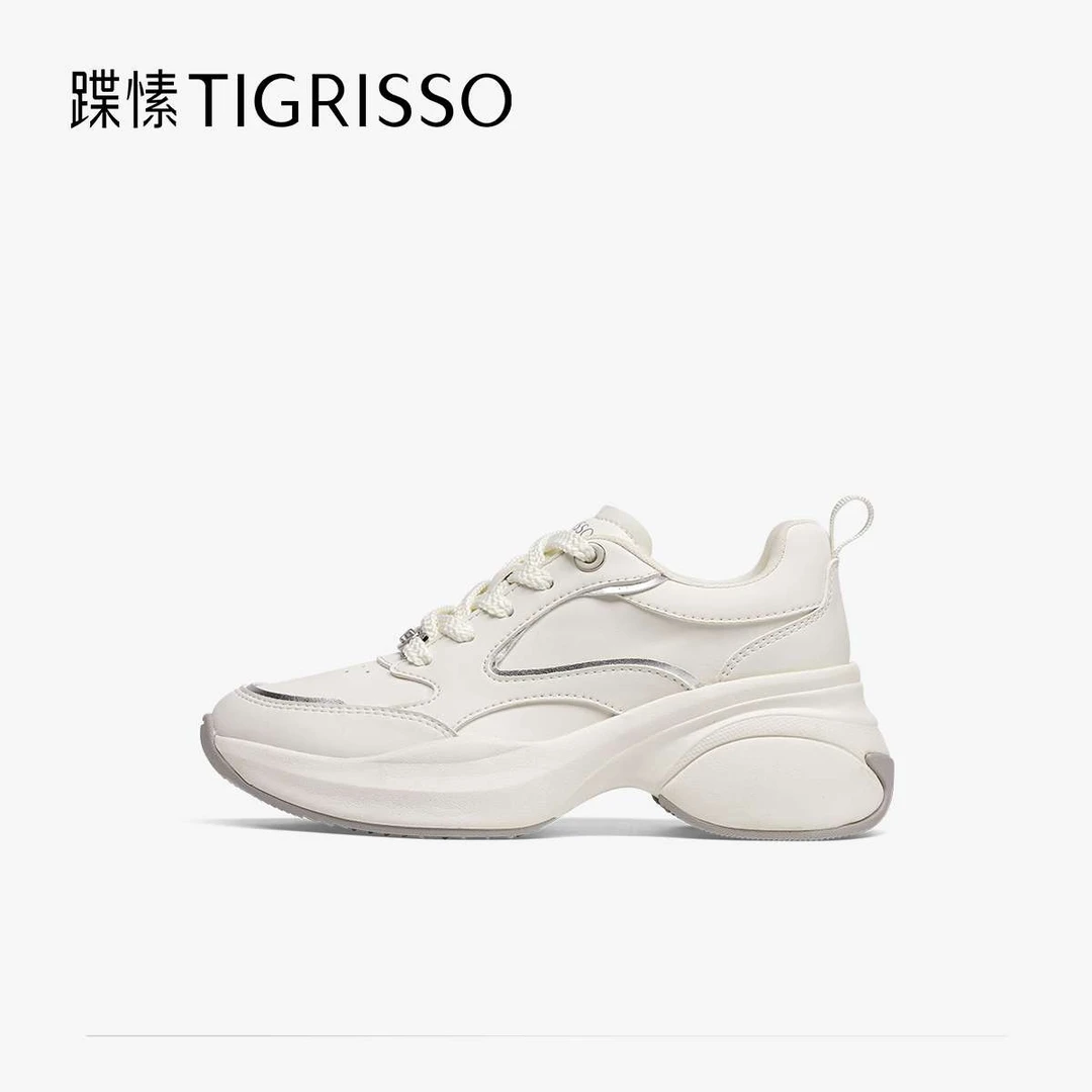 【星月】蹀愫秋冬新款6.5增高不累脚复古休闲老爹鞋女TA54155-57