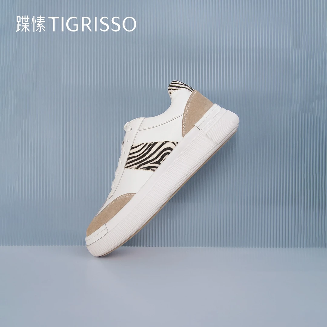 蹀愫增高厚底运动休闲鞋时尚透气小白鞋板鞋TA32166-51