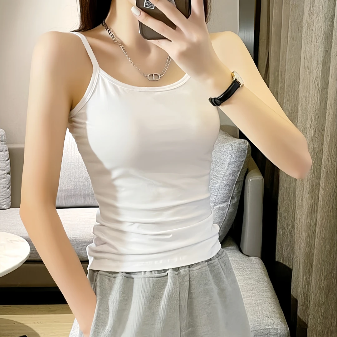 抹胸小吊带女内搭春夏2024新款美背遮副乳防走光打底无袖修身背心