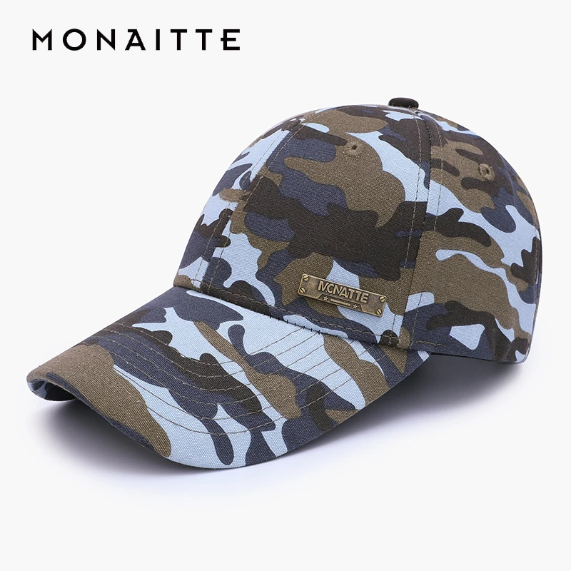 【蒙奈特高档迷彩棒球帽】蒙奈特帽子男新款鸭舌帽休闲四季遮阳帽女