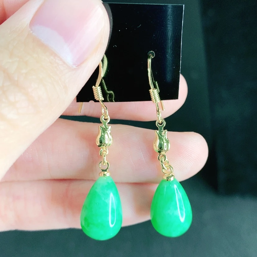 【闪购商品】翡翠耳饰未镶嵌