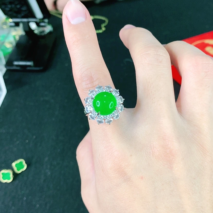 【闪购商品】翡翠耳饰未镶嵌