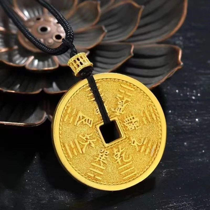 铜合金吊坠 手工挂坠传承素款时尚 铜钱币吊坠