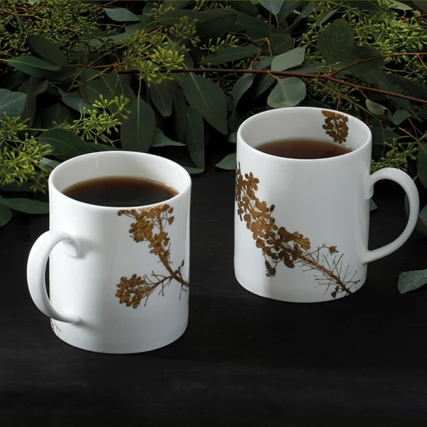 Wedgwood Vera Wang灿金花园骨瓷马克杯奢侈品新婚礼物