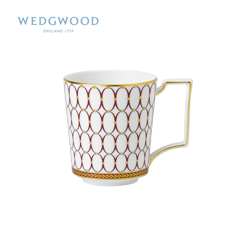 Wedgwood官方旗舰金粉年华骨瓷马克杯咖啡杯餐具杯子新婚礼物礼盒
