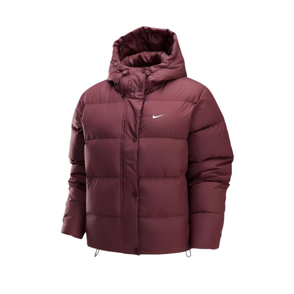 NIKE/耐克官方新款休闲舒适防风连帽红好羽绒羽绒服-FZ5929-218