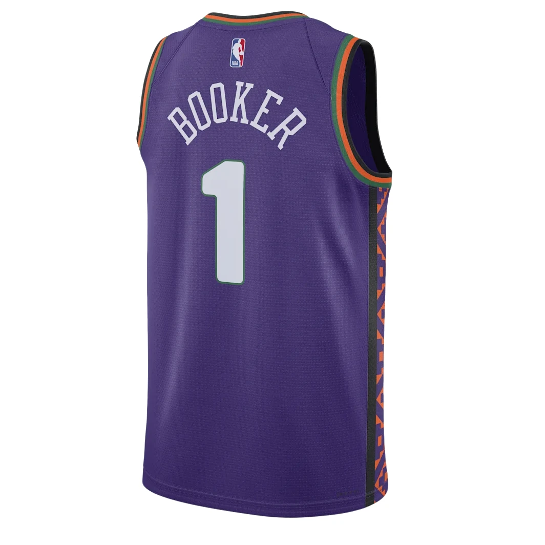 NIKE/耐克官方男子菲尼克斯太阳队NBA冬季复古速干球衣FQ4356-504