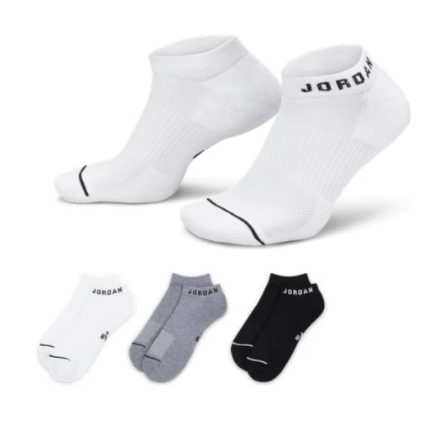 Nike/耐克官方正品 Air Jordan 男款运动袜混色三双/DX9656-911